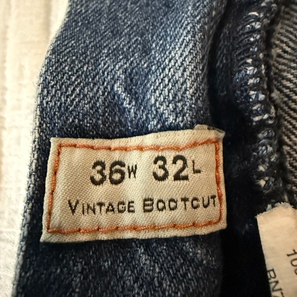 J.Crew Vintage Bootcut Jeans 36x32 Men’s Blue Denim 100% Cotton - Picture 3 of 11